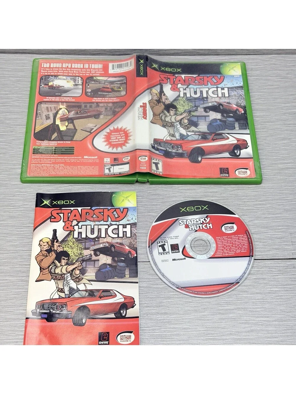 Starsky & Hutch (Microsoft Xbox, 2003) Complete CIB